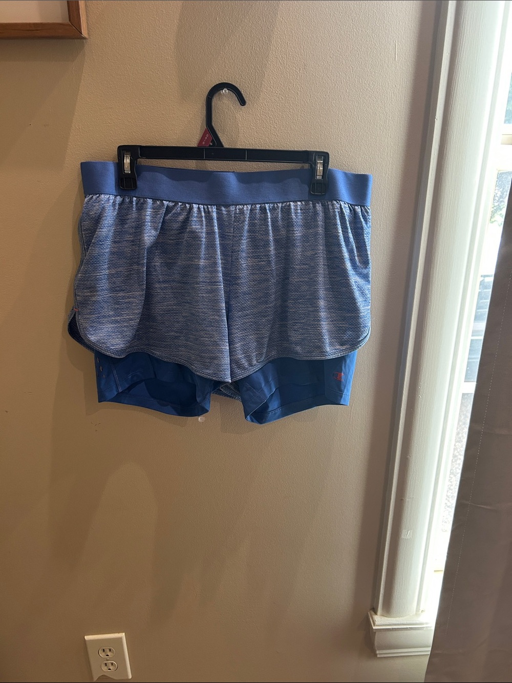 Champion Blue Layered Athletic Shorts